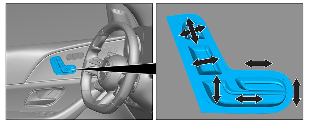 Seat adjustment (electric)