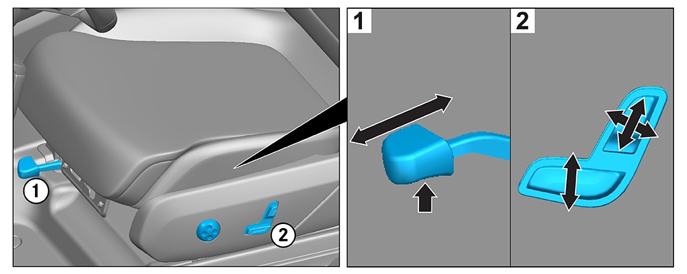 Seat adjustment (electric)
