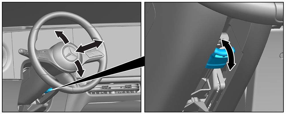 Steering wheel adjustment