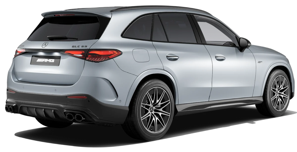 Įstrižas transporto priemonės vaizdas iš galinės dešinės pusės